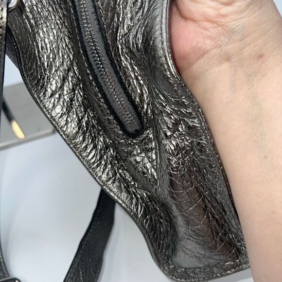 Minelli Paris Vintage Made in Italy Metallic Leather Clutch or Crossbody bag - Picture 7 of 16